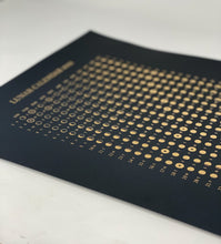 Load image into Gallery viewer, Lunar Calendar Print 2023 A3 Black Gold Foil